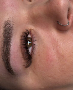 Brown Lash Extensions